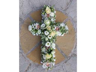 Floral Coloured Cross