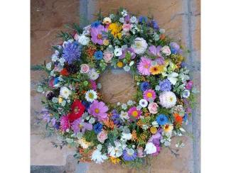Multi Coloured Floral Wreath