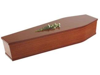 Mahogany Foil Coffin