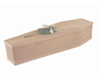 Solid Oak Coffin