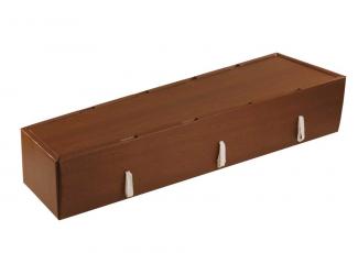 Woodgrain Effect Cardboard Coffin